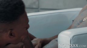 Interview with baller Deep Dic turns to ball sucking and anal pounding