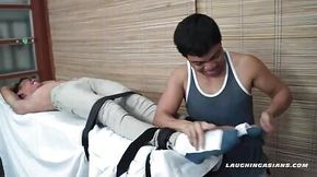 Sexy Twink Asian Boy Jordan Tied and Tickled