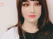 female mask disguise crossdresser transformation mtf 8