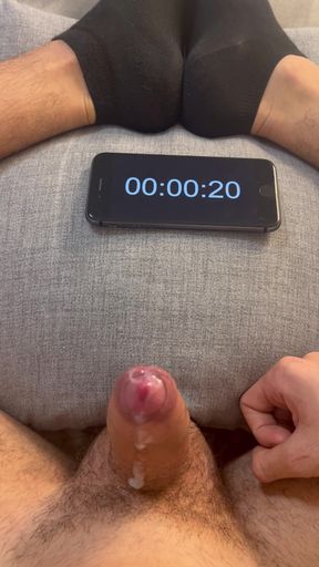 Premature cum and ruined orgasm after denial time