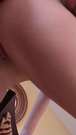 Fit Wife with Big Boobs seduce the Huge Cock Homeworker to Cheating Fuck   Clip 2