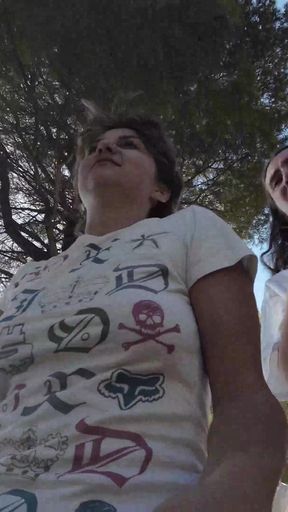 Wetting Ck Panties on the Hike