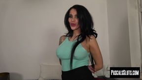 Tattooed cougar Alice Judge is dominated after she rubbed her pussy with a vibrator