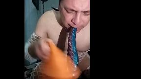 Sesi&oacute_n dura BDSM garganta profunda