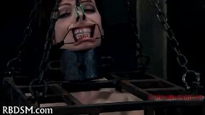 Punishing chick with drawings