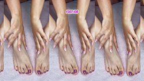 FOOTJOB by Hilary Rhodes