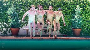 Dakota Payne & Jax Thirio & Max Lorde & Devyn Pauly in Poolside 4-Way