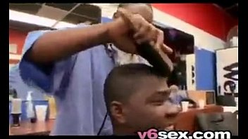 barber shop blowjob