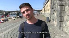 CZECH HUNTER 351 - Hunk Gets Fucked Outside In The Woods For Some Quick Money