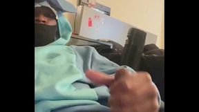 At Home Milking My Thicc Black Dick