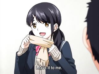 Large titties anime teen drilled