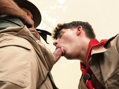 Wow, just WOW! Scout boy anal fucked by scout master!