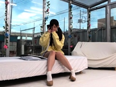 Asian japanese teen with outdoors