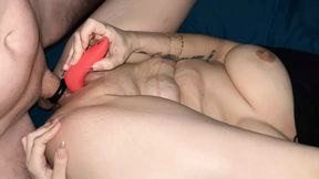 Blazing Throatfucked &mdash;  I Crave Husband's Cum on Hubby's Honey in Group Sex Ragers