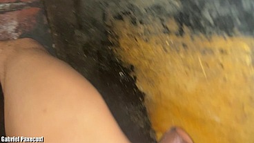 Encontrei o gostoso RICO MARLON caçando no Glory Hole