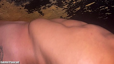 Encontrei o gostoso RICO MARLON caçando no Glory Hole