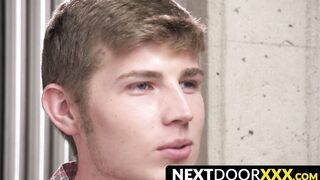 NextDoorXXX.com - Young man's throbbing cock begs for attention in jerk off session