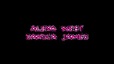 Alina West And Danica James Lesbian Ass Eating