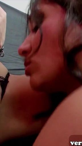 Emotional moment from "skinny Blonde shemale fucks girl"