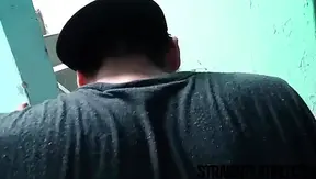 Young straight Latino sucks a big dick and barebacked in POV