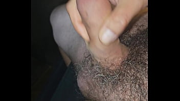 Cumming from my uncut hairy DILFcock. Comments welcome