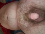Masturbating to hentai while on my back