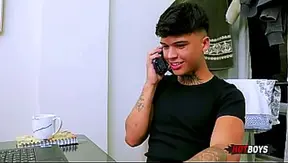 Having hot sex with the big-dicked guy and my friend.