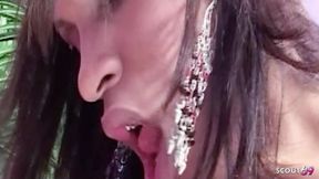 Latin Skinny Ladyboy Fucks Hairy Ass Until Cumshot