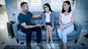 Sexy - Cute Tiny Stepdaughter And Mofos Stepmom In Sexy Lingerie Satisfy Stepdaddy's Big Dick