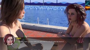 Reunion 18 John, May & Khole's Wet Water Park Threesome Tease - Bikini Slips & Splashes