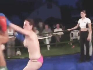 Real Topless Boxing Match