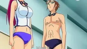 Busty Swimmer Tempted by Lustful Coach in Hot Hentai Pool Tryst