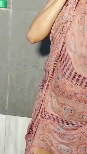 Indian Actress Miya Lust of Love Bathing Time with fabric big boobs with wet pussy in shower   Clip 1