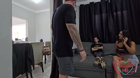 FODI A MULHER DO CORNO NO PELO E QUASE FUI PEGO