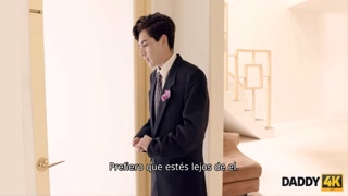 DADDY4K Cunning man seduces his cute bride before wedding ceremony