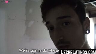 LecheLatinos.com - Amateur twink takes money to let a married man raw fuck his ass