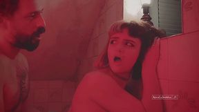 candy crush distracted her husband and dragged me to the bathroom during a party for a quick fuck