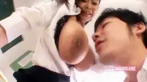 Guy Worships His Girlfriend’s Massive Tits with Hungry Lick Session