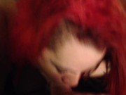 pink hair wife throating