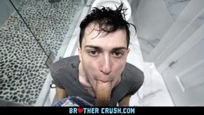 BrotherCrush - Fucking his Thieving Junior StepBrother’s Taut Fuck Hole