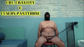LADY SCARLET - CBT, CHASTITY AND CUM ON PANTYHOSE mobile