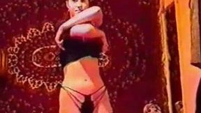 Naughty Russian babe in black lingerie blows dick on cam