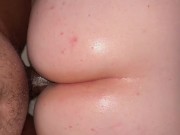 HOMEMADE BBC BACKSHOTS/ CUMMING AT THE SAME TIME CREAMPIE