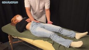 F-cup Busty Gal Begs for More, Trembling Climax as She Holds Back Her Voice and Meets an Overwhelming Finish