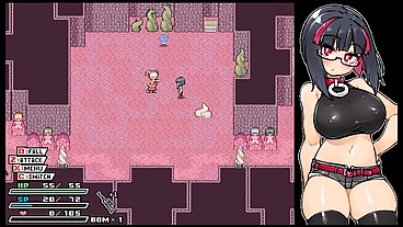 Rignetta's Adventure [ Monsters Hentai Game ] Ep.10 non stop squirting from alien futanari creampie