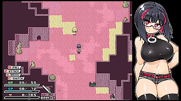 Rignetta's Adventure [ Monsters Hentai Game ] Ep.10 non stop squirting from alien futanari creampie