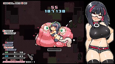 Rignetta's Adventure [ Monsters Hentai Game ] Ep.10 non stop squirting from alien futanari creampie