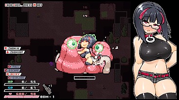 Rignetta's Adventure [ Monsters Hentai Game ] Ep.10 non stop squirting from alien futanari creampie