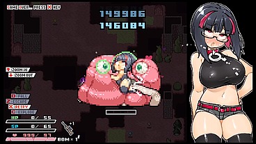 Rignetta's Adventure [ Monsters Hentai Game ] Ep.10 non stop squirting from alien futanari creampie