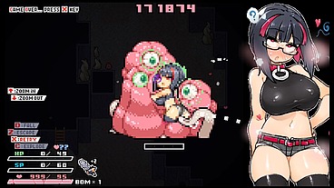 Rignetta's Adventure [ Monsters Hentai Game ] Ep.10 non stop squirting from alien futanari creampie